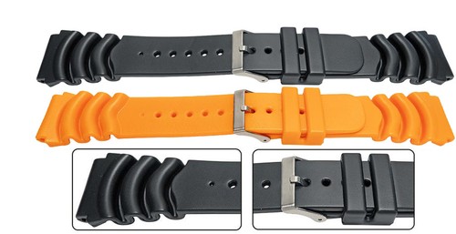 Rubber divers watch - rubber, strap