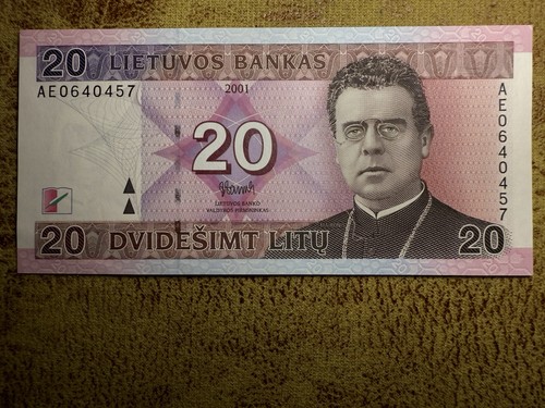 Lithuania litu banknote ae - banknote,