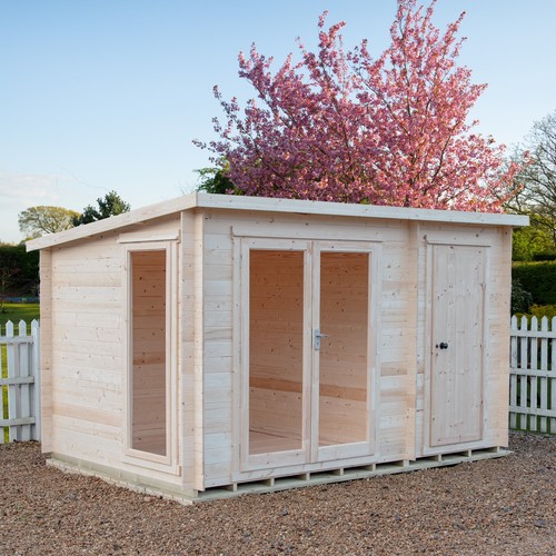Shire walsoken 8x12 log cabin - walsoken,