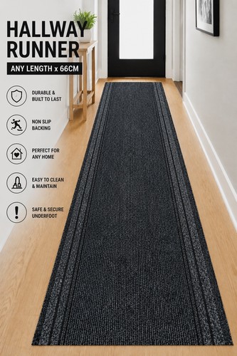 Black long rubber - long, hall