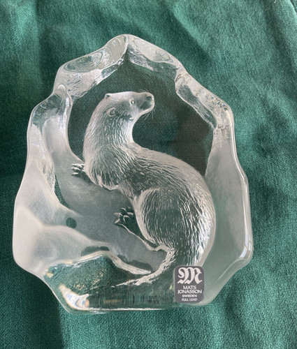 Mats jonasson clear art glass - mats,