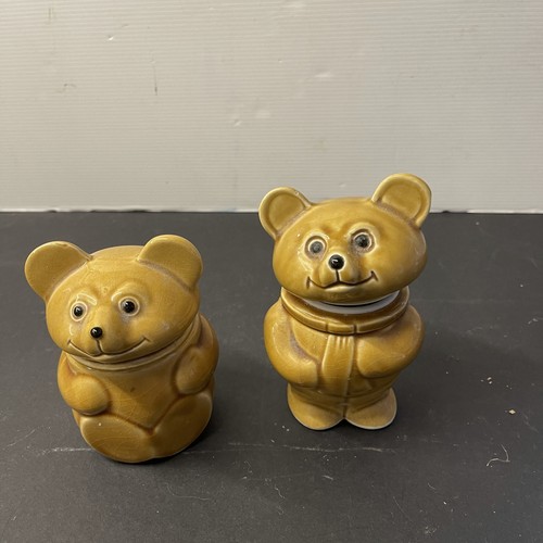 Vintage cermaic bear honey - vintage,