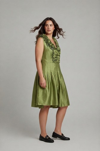 Jessica howard green ruffle - howard,