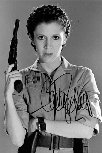 Carrie fisher signed - carrie,