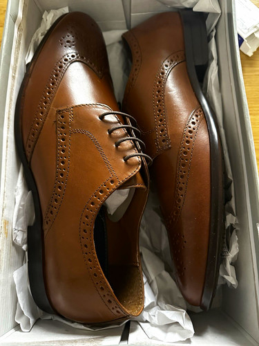 New debenhams brogue tan - new,