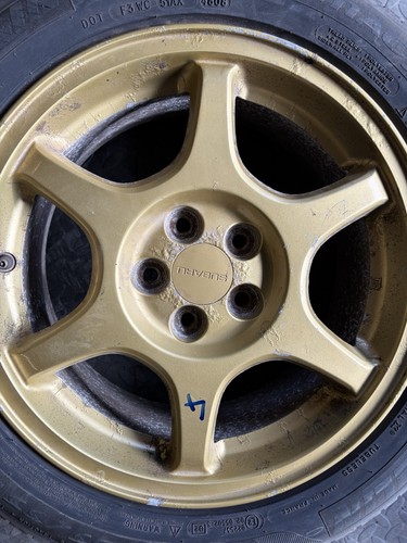 Subaru alloy wheel and - subaru,