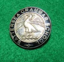 Vintage Battersea Grammar School Badge