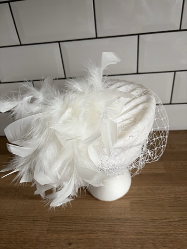 Vintage 1980s white pillbox - 1980s,