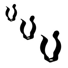 ASSORTED OPEN TOOL CLIPS BLACK