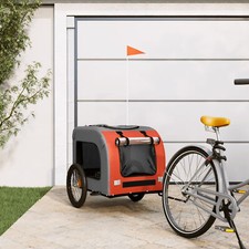 Dog Bike Trailer Orange and