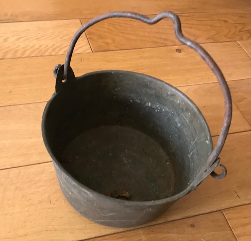 Antique brass jam pan - antique,