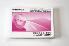 Genuine 2006-2014 Honda PES125 PS125 PES150 PS150 Various Languages Owner Manual