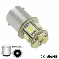 6V 6 VOLT WHITE LED BULB GLB205 244 BA15S 5W SCOOTER MOTORBIKE MOPED MOTORCYCLE