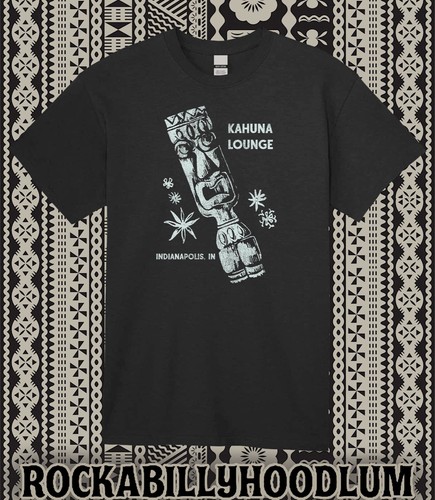 Retro tiki art tee - art,