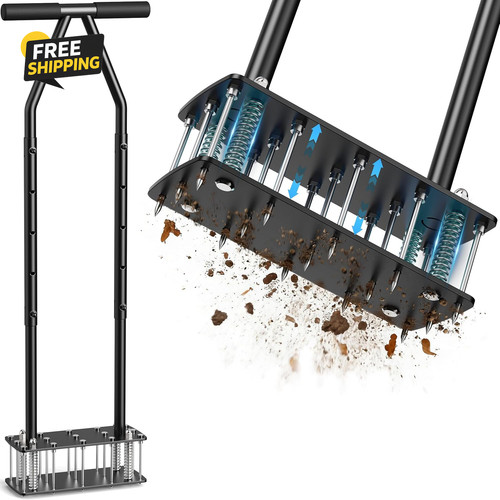 Manual lawn aerator tool - tool,