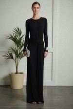 REISS Dora Diamanté Black