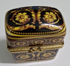 Past Times Trunk Shaped Flowers Trinket Box With Bottles San 4