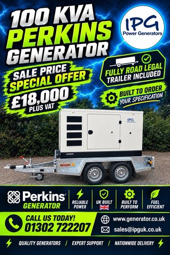Mobile generator perkins 100 - generator,