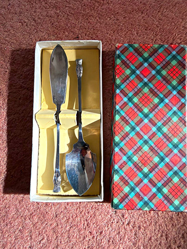 Vintage thistle jam spoon - vintage, &