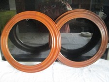 Vintage Van Hygan & Smythe Collector Plate Frames Wooden ~ To Hold 8.5" plates