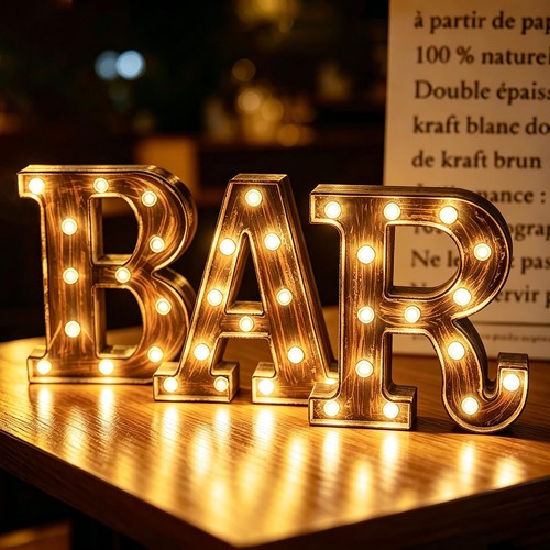 Bar sign for - bar, home