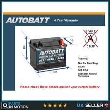 Battery fits ROVER 25 75 45