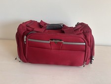 Vintage Antler Weekend Overnight Holdall Burgundy Red Hand Luggage