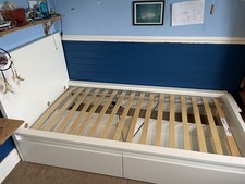 IKEA White Malm Single Bed