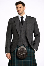 Scottish charcoal grey jacket