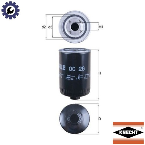 Oil filter for 3l - 3l, 914