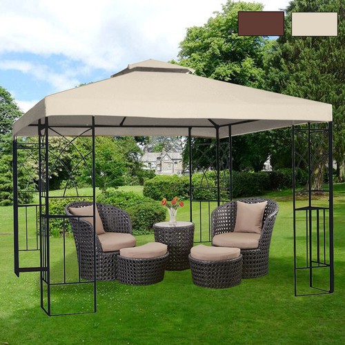 3x3m metal gazebo pavilion - metal,