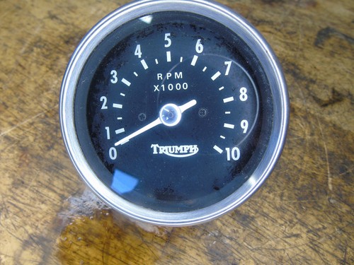 Triumph tr5t rev counter - rev,