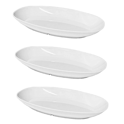 Harfield deep oval plates - plates, pk