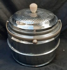 Vintage hammered aluminum ice