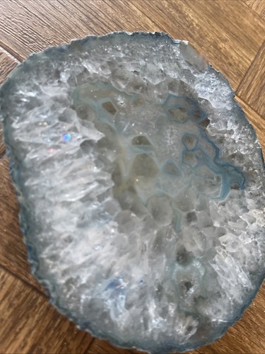 Blather blue agate - agate, crystal