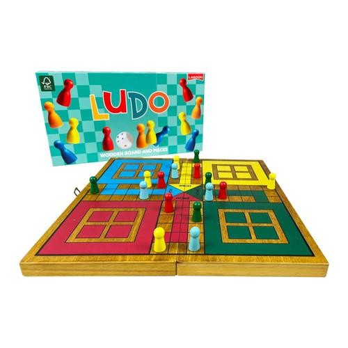 Ludo wooden game board - ludo,