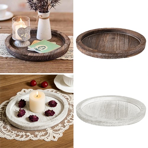 28cm round wooden decorative - round,