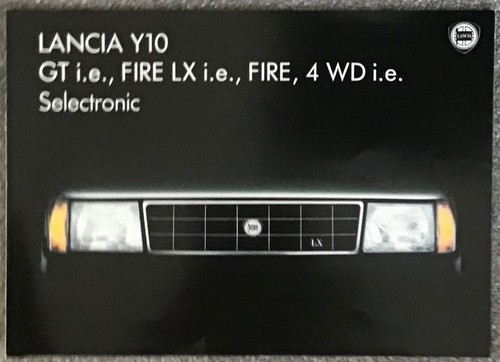 Lancia y10 range sales - y10,
