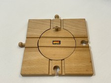 Wooden BRIO 4 Way Turntable