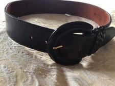Mulberry Brown Leather Belt. Vintage. Belt Size 28/70. UK made. Fabulous!