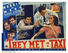 They Met In A Taxi lobby card