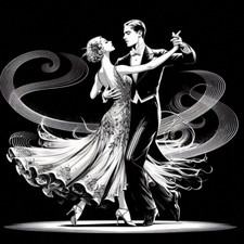 Dancing Art Deco Glamour