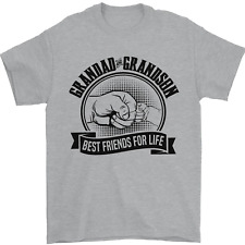 Grandad & Grandson Grandparents Day Mens T-Shirt 100% Cotton