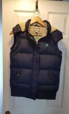Rampant Sporting Gilet / Body Warmer Jacket Size 10 Feather Down Style Navy