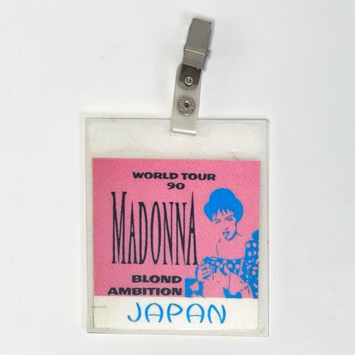 Vintage madonna backstage - backstage, pass