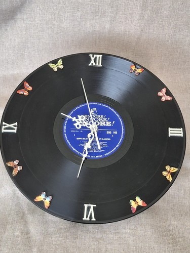 Handmade vinyl record wall - 12",