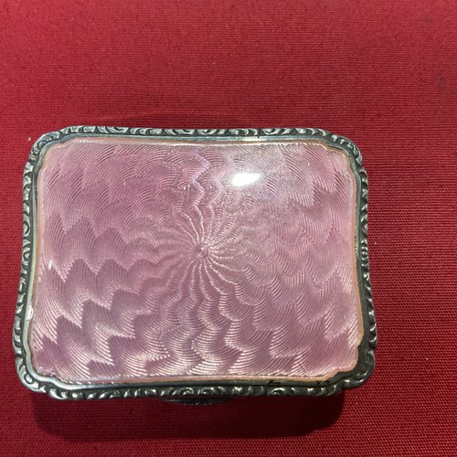 Antique silver enamel - &,