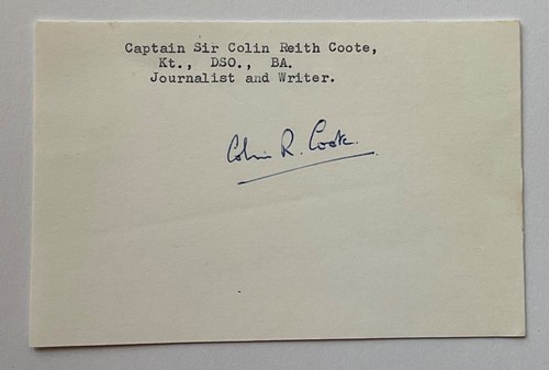 Colin coote - colin, (