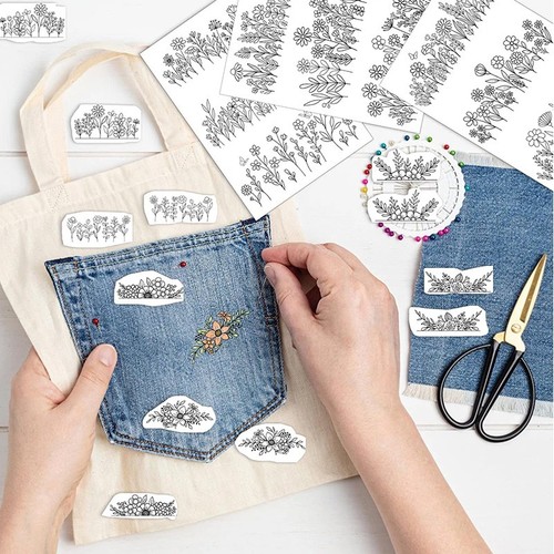 Water soluble embroidery - water,