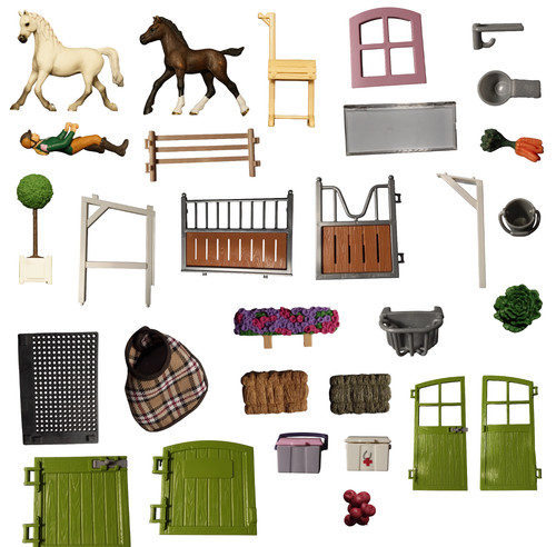 Large schleich riding stable - large,